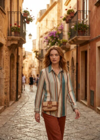 woman-striped-blouse-bag-lifestyle